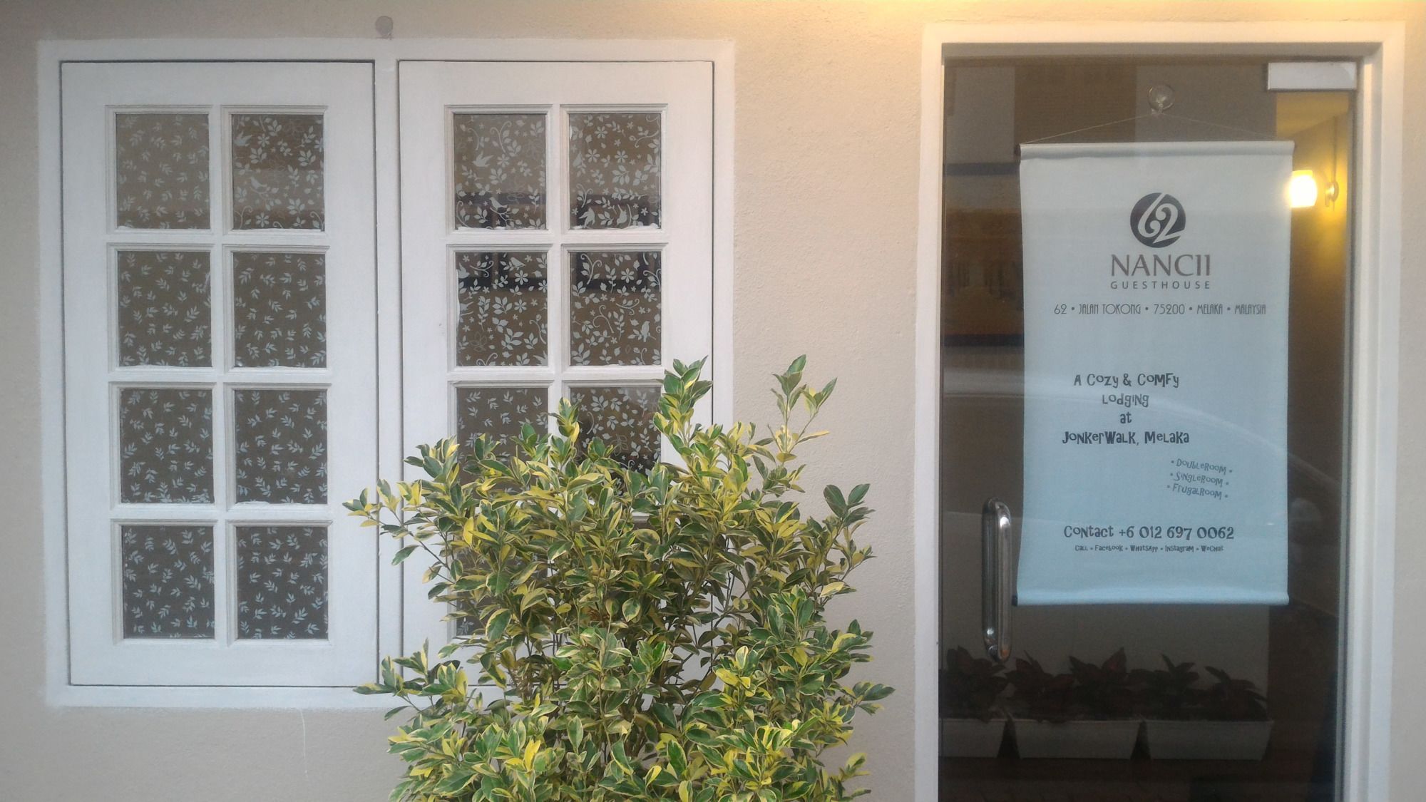 Nancii Guesthouse Malacca Eksteriør bilde